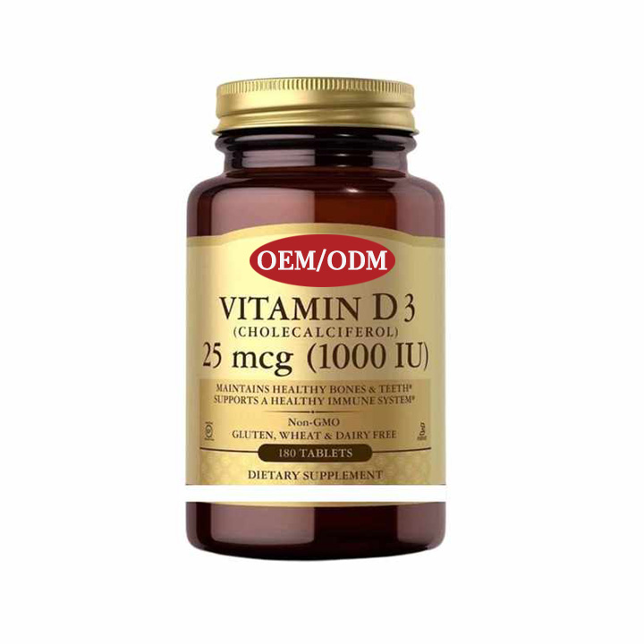 OEM Calcium + vitamine D capsules molles pour la croissance de la taille emballage en vrac échantillon gratuit prix usine
